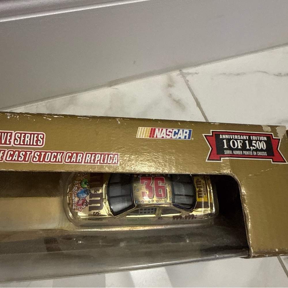 Gold plated Likited edition Nascar Racing Champions M&M's Gold Truck - Picture 3 of 8